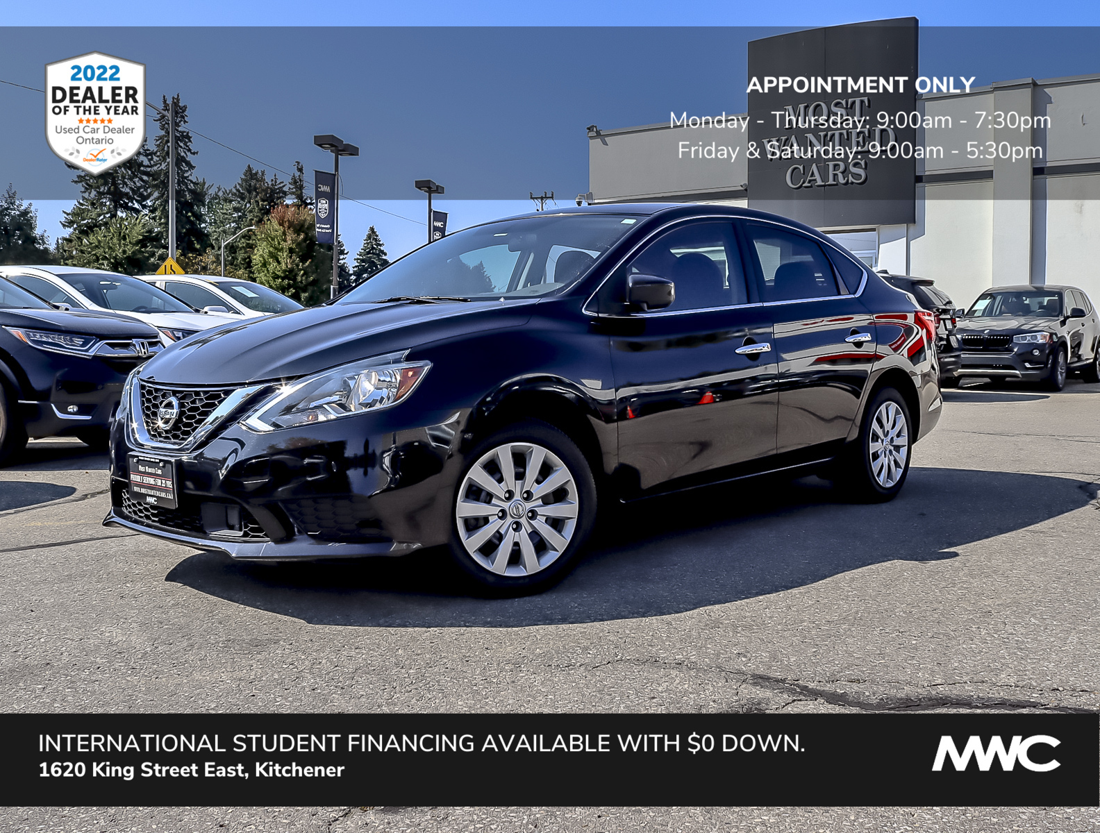 2019 Nissan Sentra In Kitchener, ON | Most Wanted Cars - 3N1AB7AP2KY348932