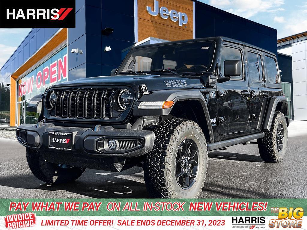 2024 Jeep Wrangler 4xe Willys 4 Door 4x4 in Victoria | 4WR62266