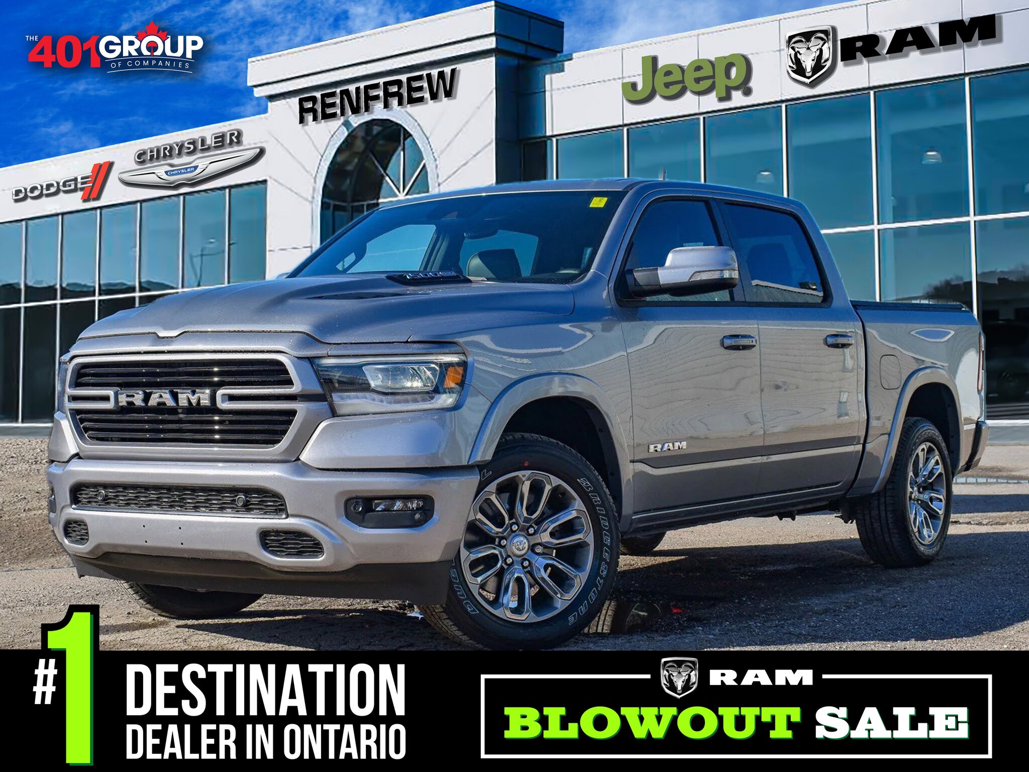 2022 RAM 1500 in Renfrew, ON - Renfrew Chrysler - 1C6SRFJT3NN105997